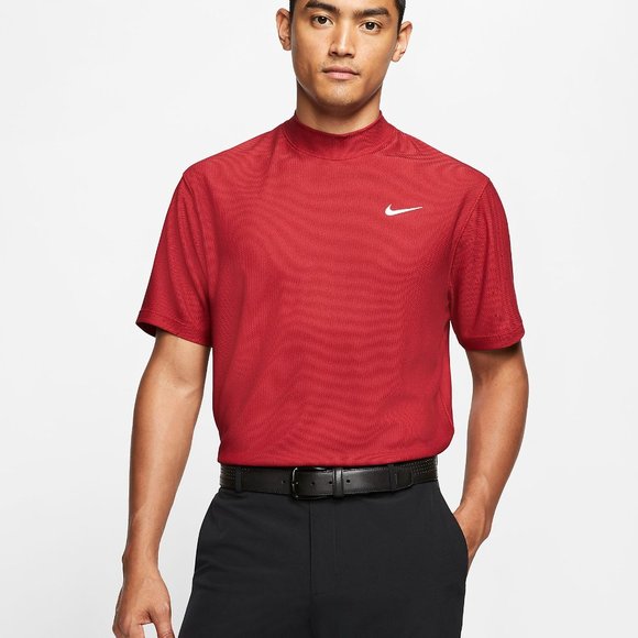 tiger woods mock neck shirt